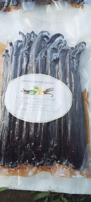 Wanilia Tahitensis "A" Klasa 100% Organiczna from Papua-Nowa Gwinea