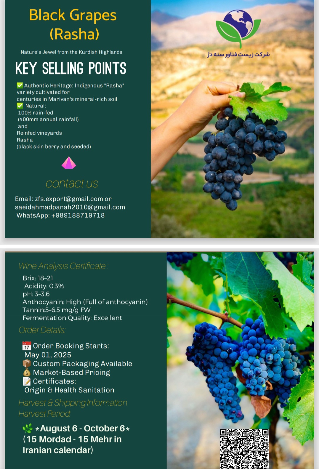 grapes 🍇 from Iran