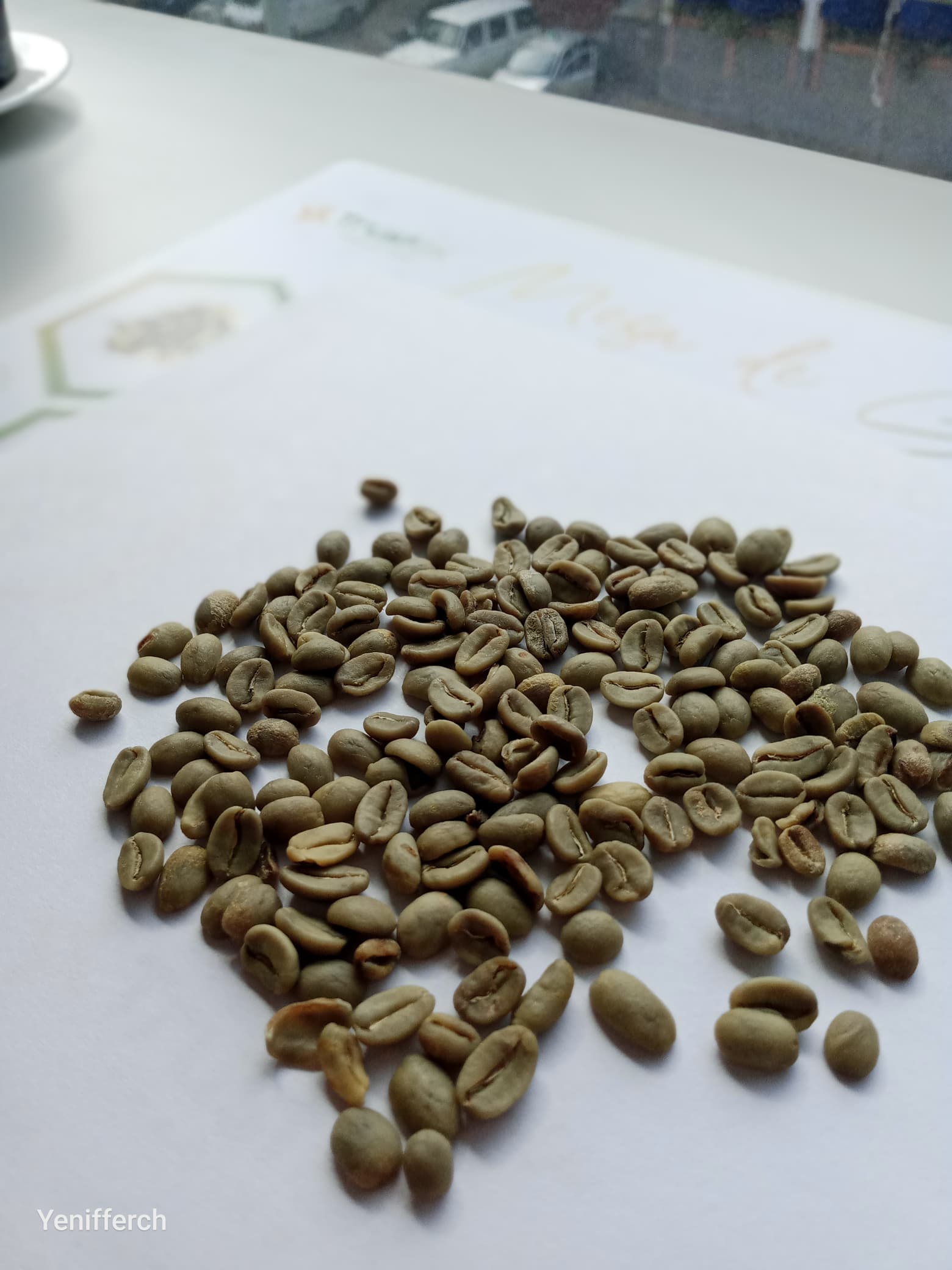Groene koffiebonen from ---
