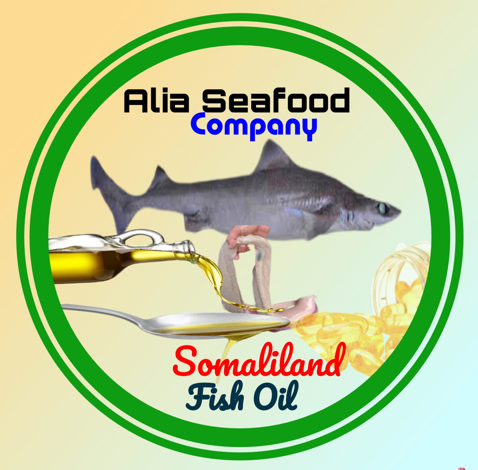 Alia Seafood et Fish Oil Company présente ses produits d'huile de foie de requin Gulper de haute qualité - Somaliland Fish Oil from Somalie