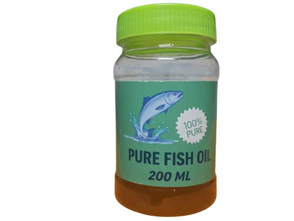Aceite de Pescado Puro ANU’S Herbals – Aceite 100% Natural & Artesanal Rico en Omega-3 para la Piel, el Cabello & la Salud de las Articulaciones (200 ml) from Territorio Británico del Océano Índico
