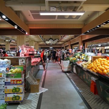 1024px-Fresh_Square_Meat_Vegetable_And_Fruit_Stall China’s Agriculture Prices drop as of March 30: “AGRICULP Agricultural Wholesale Price 200 Index” fell 0.22 points from yesterday