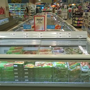 Halal products at a supermarket store Thailand: “raise the level of southern halal”