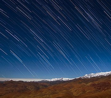 Star rain in Chilean desert during El Nino: Credit, Wikimedia Commons El Nino rain in Chilean desert