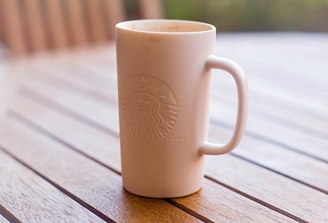 Fruit cup with Starbucks logo: Credit, Wikimedia Commons Fruit cup with Starbucks logo