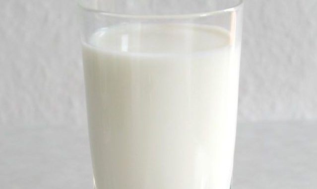 Milk in a glass: Credit, Wikimedia Commons Milk
