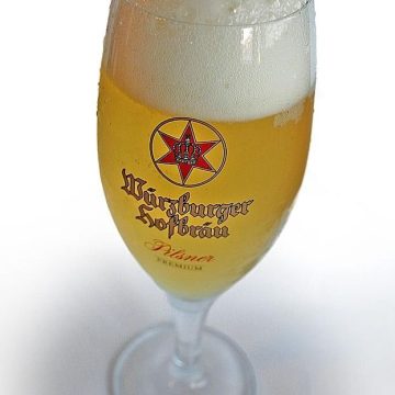 German beer in wine glass: Credit, Wikimedia Commons German beer