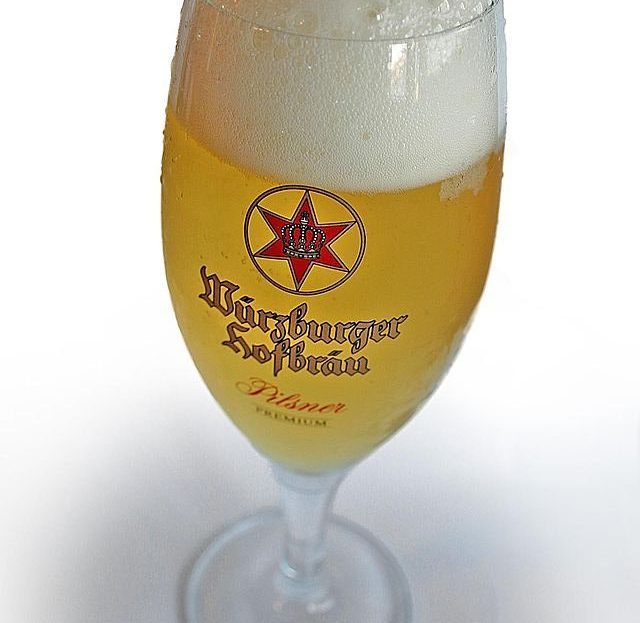 German beer in wine glass: Credit, Wikimedia Commons German beer