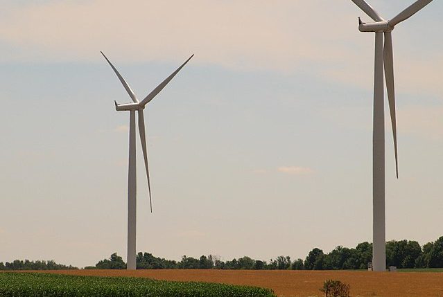 Wind farms are carbon-free: Credit, Wikimedia Commons Carbon-free wind farm