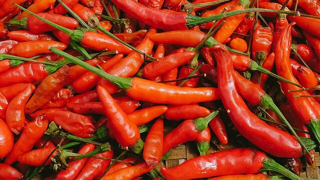 Chili peppers in Vietnam: Credit, Wikimedia Commons Pepper from Vietnam
