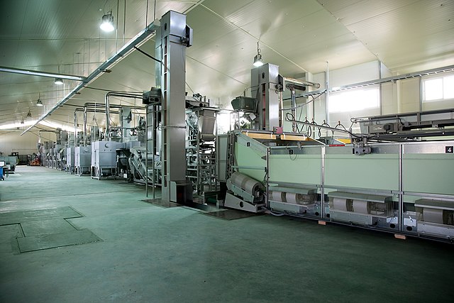 A tea processing line in China: Credit, Wikimedia Commons Agricultural plan for rural modernization unveils in China
