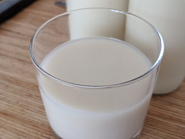 Milk products in glasses: Credit, Wikimedia Commons Dairy in New York enjoying stable prices during National Agriculture Week