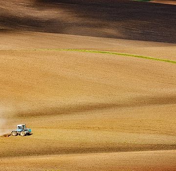 Tractor reaping grain in Ukraine: Credit, Wikimedia Commons Farm imports from Ukraine to reduce significantly, says EU