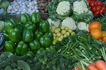 Vegetables in a West Bengal, India market: Credit, Wikimedia Commons India-New Zealand FTA champions subcontinental farmers