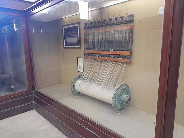 Cotton textile museum in Egypt: Credit, Wikimedia Commons textile production in Egypt
